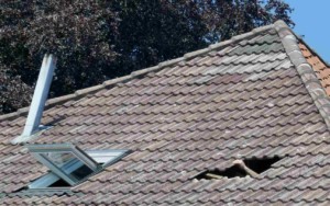 roof damage